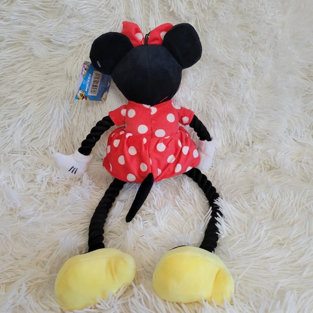 Disney Mickey and Friends Minnie Mouse tuggable rope dog toy